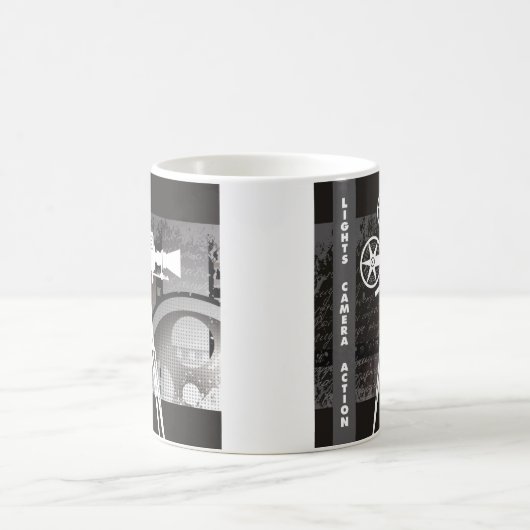 Mok Movie Theme Coffee, lampjes, camera, actie (Center)