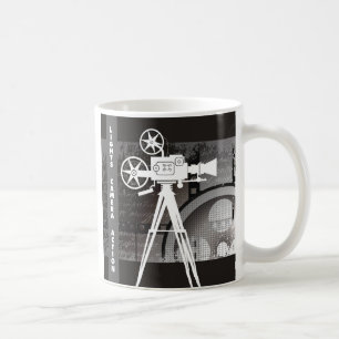Mok Movie Theme Coffee, lampjes, camera, actie