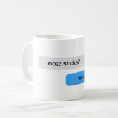 Mok Mozzarella Sticks Coffee (Voorkant links)