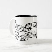 Mok Music Note Coffee (Voorkant links)