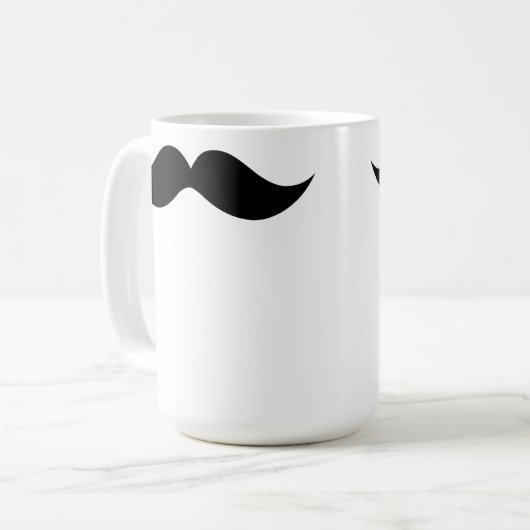 mok "Mustache" (Voorkant links)
