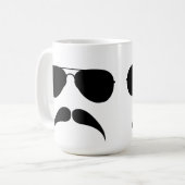 Mok Mustache Aviator (Voorkant links)