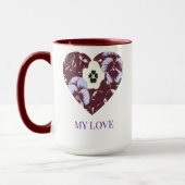 Mok My Love-editie - Paarse Hart (Links)