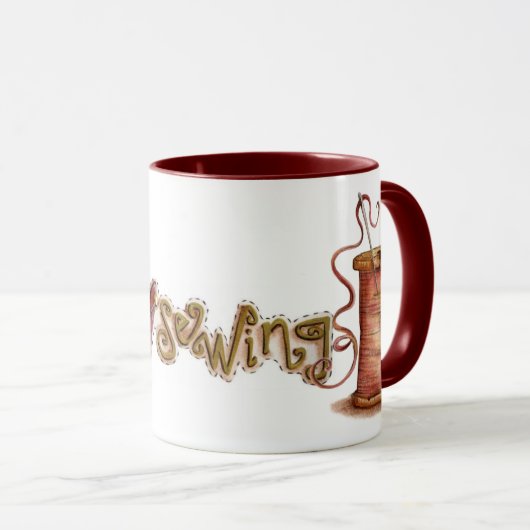 Mok naaien (Voorkant rechts)