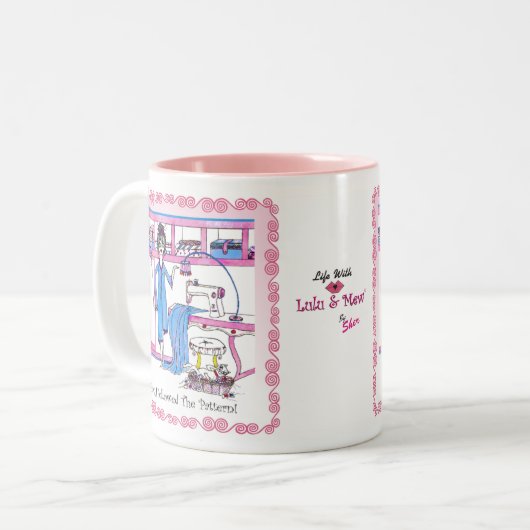 Mok naaien (Voorkant links)