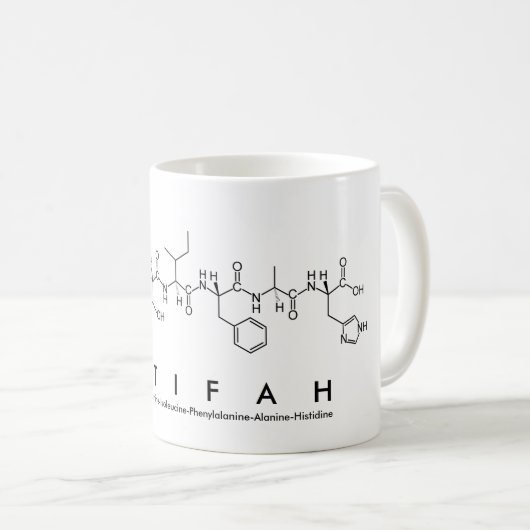 Mok naam Latifah peptide (Voorkant rechts)