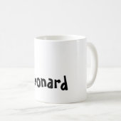 Mok - Naam met Initiaal Cat Letter L (Voorkant rechts)