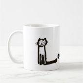 Mok - Naam met Initiaal Cat Letter L (Links)