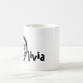 Mok - Naam met Initiaal Cat Letter O (Center)