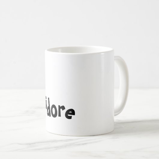 Mok - Naam met Initiaal Kat Letter I (Voorkant rechts)