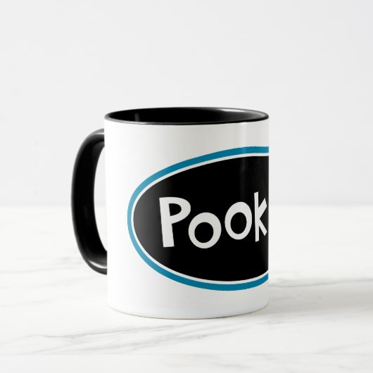 mok naam "POOKIE" (Voorkant links)