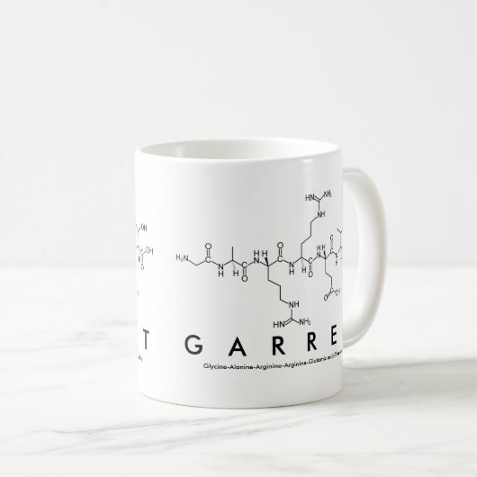 Mok naam van Garret peptide (Voorkant rechts)