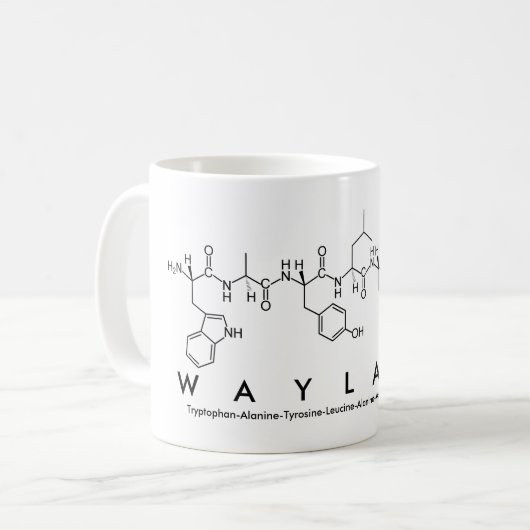 Mok naam Wayland peptide (Voorkant links)