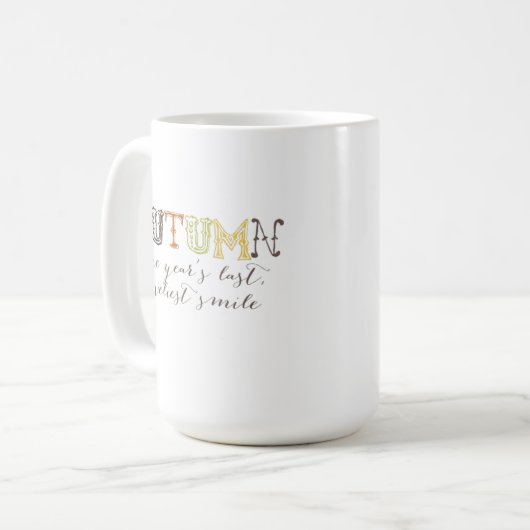 Mok najaar Coffee (Voorkant links)