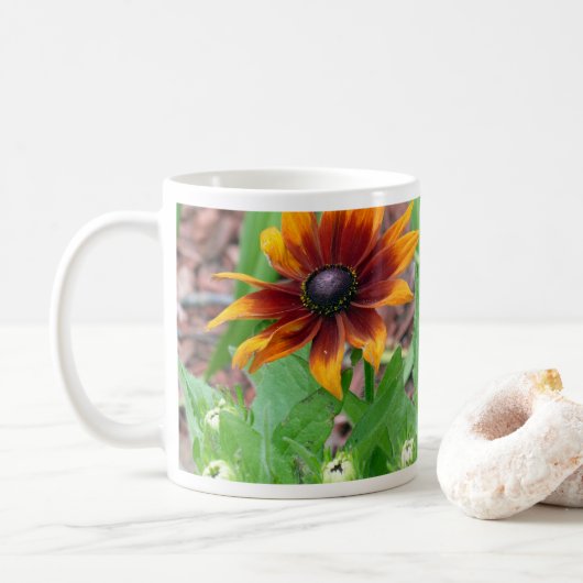 Mok najaar kleuren koffie (Met donut)