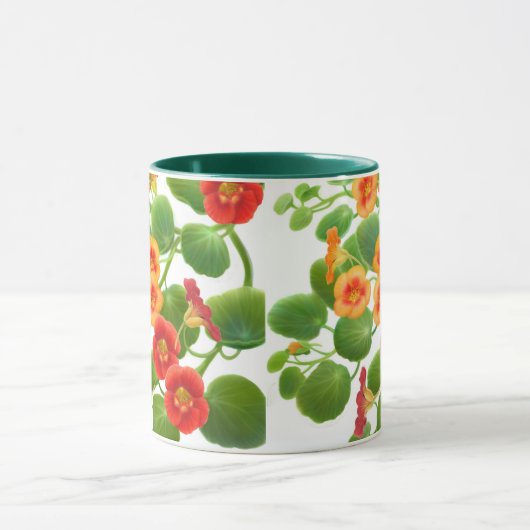 Mok Nasturtium wijnstokken (Midden)