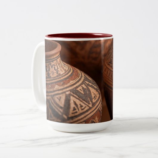 Mok Native American-design mok (Voorkant links)