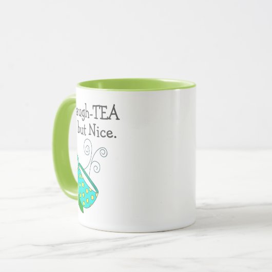 Mok Naughty en Fun Tea Puns (Voorkant links)