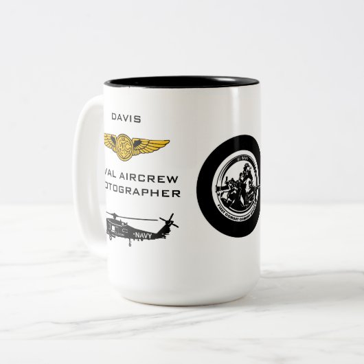 MOK NAVAL AERIAL FOTOGRAPHER-COMCAMLANT (Voorkant links)