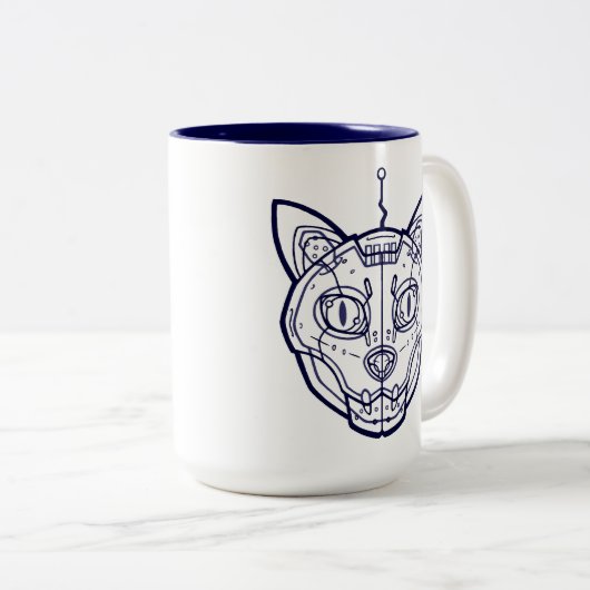 Mok Navy Mechanicat (Voorkant rechts)