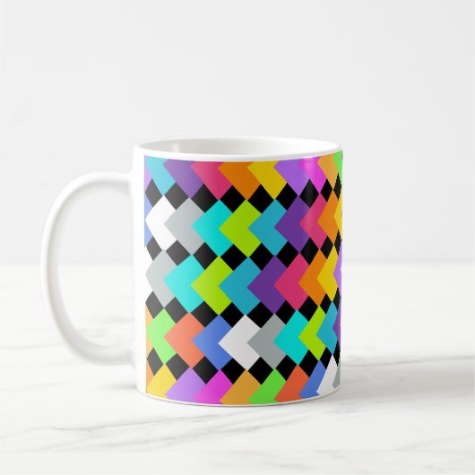 Mok Neon Diamonds Coffee (Links)