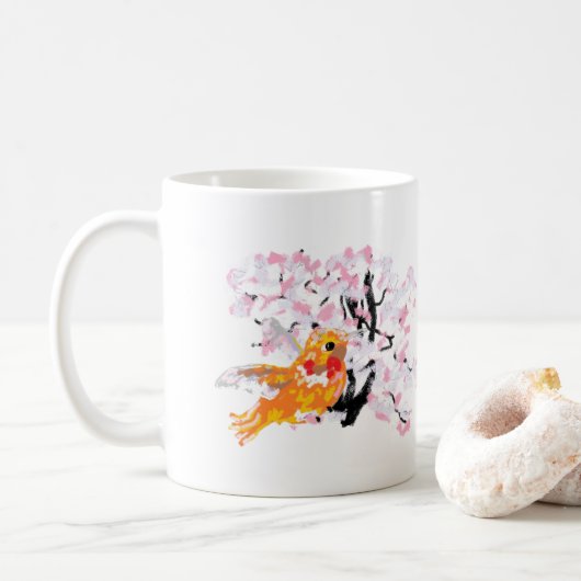 Mok: neuriën in de boom koffiemok (Met donut)