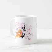 Mok: neuriën in de boom koffiemok (Voorkant links)