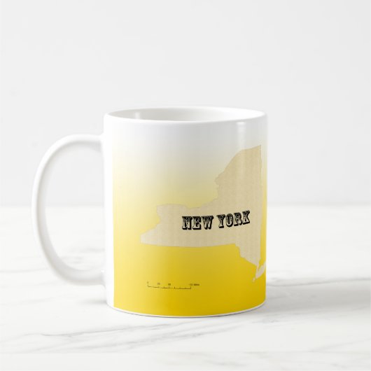 Mok - New York State Map met City (Links)