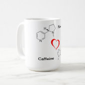 Mok Nicotine en Caffeine LOVE (Voorkant links)