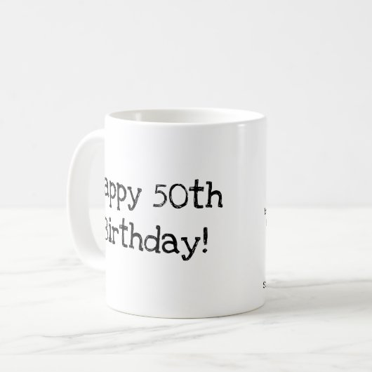 mok "Niet boven de heuvel" (Voorkant links)