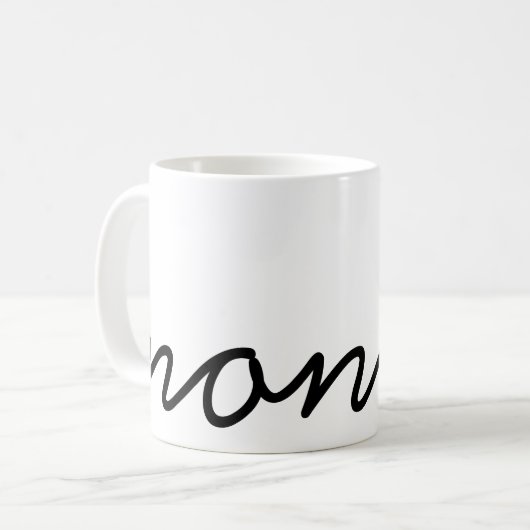 Mok niet-koffie (Voorkant links)