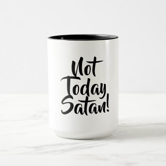 mok "niet vandaag satan" (Midden)
