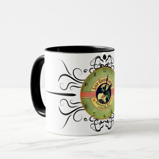 Mok nieuwe chocoladereclame (Voorkant links)