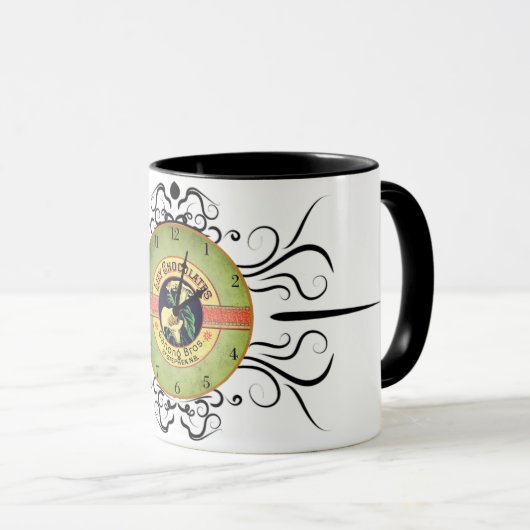 Mok nieuwe chocoladereclame (Voorkant rechts)