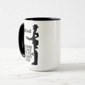 mok "NO APP 4 iDAD" (Voorkant links)