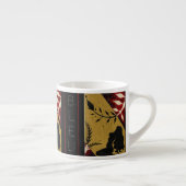 Mok Noir Bleu "Silhouette Series" (Rechts)