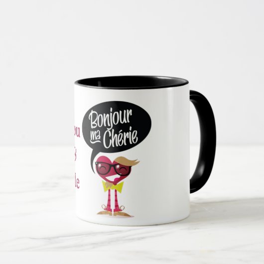 Mok Noir personnaliseerbaar (Voorkant rechts)