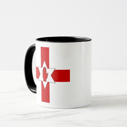 Mok Noord-Ierland - Star & Hand on Cross (Voorkant links)