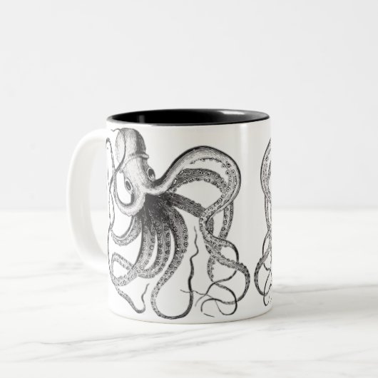 Mok Octopus Coffee (Voorkant links)