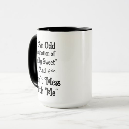 Mok ODD-combinatiekoffie (Voorkant links)