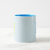 Mok Oekraïens blauw/geel Tryzub (Center)