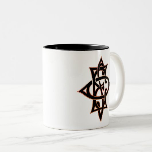 Mok OES Emblem (koper en zwart) (Voorkant rechts)