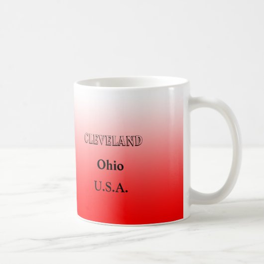 Mok - Ohio Staatskaart met Stad (Rechts)
