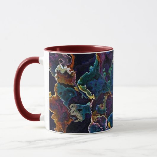 Mok oliehoudende koffie (Links)