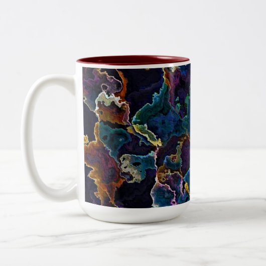 Mok oliehoudende koffie (Links)