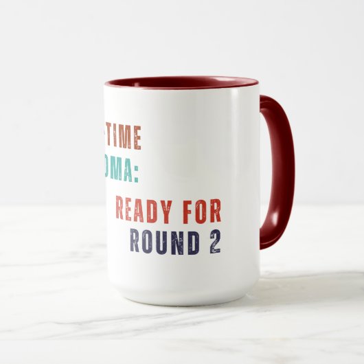 Mok - Oma voor het eerst: klaar voor ronde 2 (Voorkant rechts)