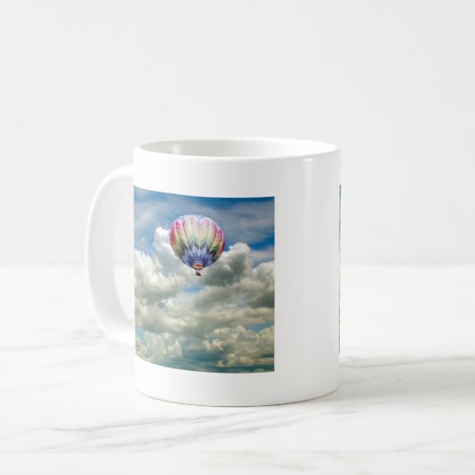 Mok-OMHOOG... Omhoog ... omhoog ... Koffiemok (Voorkant links)