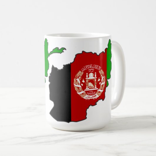 Mok onder Afghaanse vlag (Voorkant rechts)