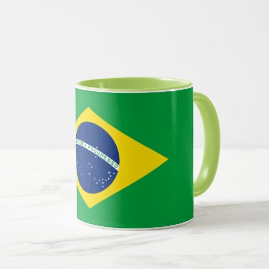 Mok onder Braziliaanse vlag (Voorkant rechts)