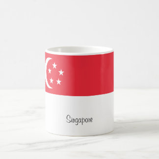 Mok onder Singapore-vlag